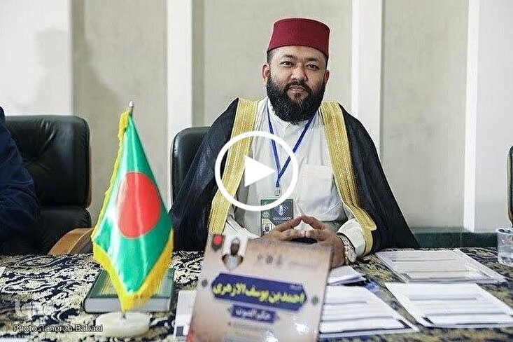 بالفيديو....تلاوة شيخ قراء بنغلاديش في برنامج "محفل" القرآني