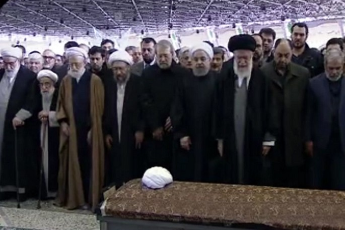 Iranians Hold Funeral Ceremony for Ayatollah Rafsanjani in Tehran