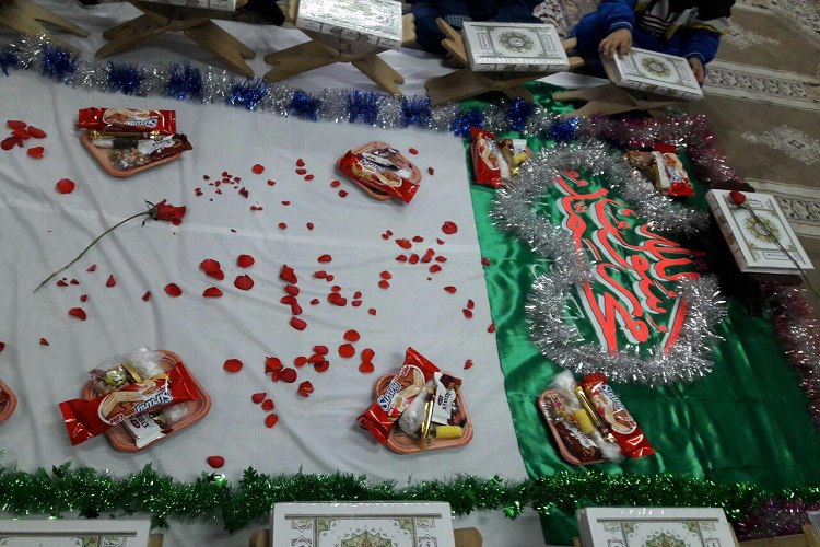 برگزاری جشن قرآن در مدرسه امیرکبیر