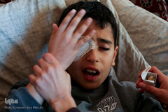 Gaza: il ragazzo di 12 anni che ha perso un occhio nelle proteste contro Israele + FOTO