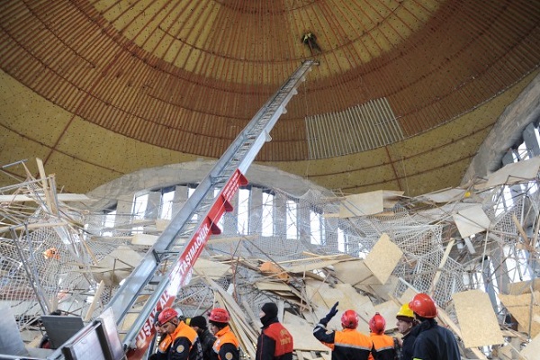 Samsun'da cami inşaatı çöktü: 3 ölü