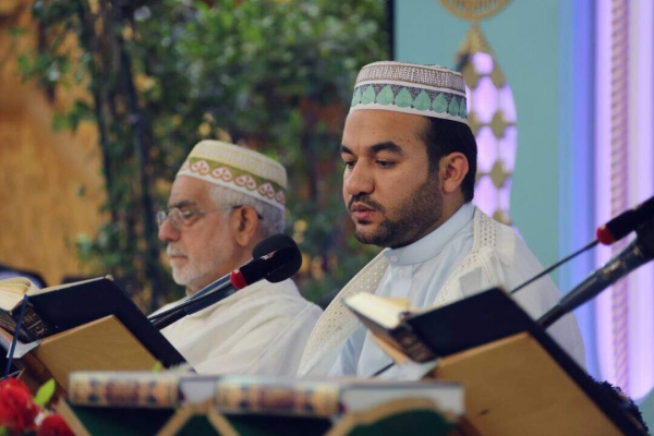 حرم حسينی میں رمضانیہ ختم قرآن کا اختتام + تصاویر