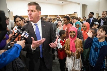 美国波士顿市市长宣布支持穆斯林