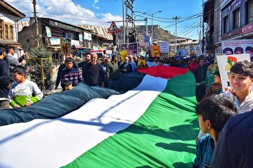 Kəşmirdə Beynəlxalq Qüds Günü yürüşü
