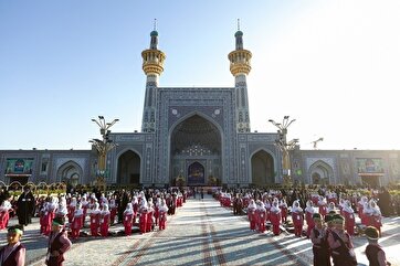 İmam Rza (ə) hərəmində tələbələrin Quran məclisi keçirilib