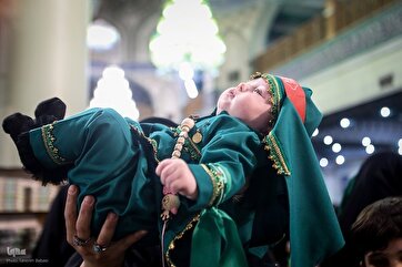 Tehranda İmam Hüseyn (ə) südəmər körpələri mərasimi 2025