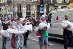 Avropalı azadlıq döyüşçüləri Parisdə Qəzza ilə həmrəylik nümayiş etdirirlər