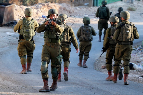 Israeli regime forces in West Bank