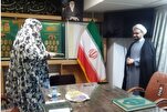 German Woman Embraces Islam at Imam Reza Mausoleum