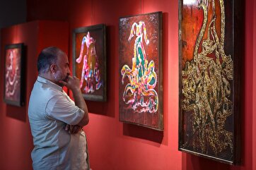 In Pictures: Calligraphy-Painting Exhibition Showcases Art Inspired by Gaza