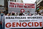 Miembros de Médicos Contra el Genocidio arrestados en Washington D.C. en medio de la represión estadounidense contra los partidarios de Gaza
