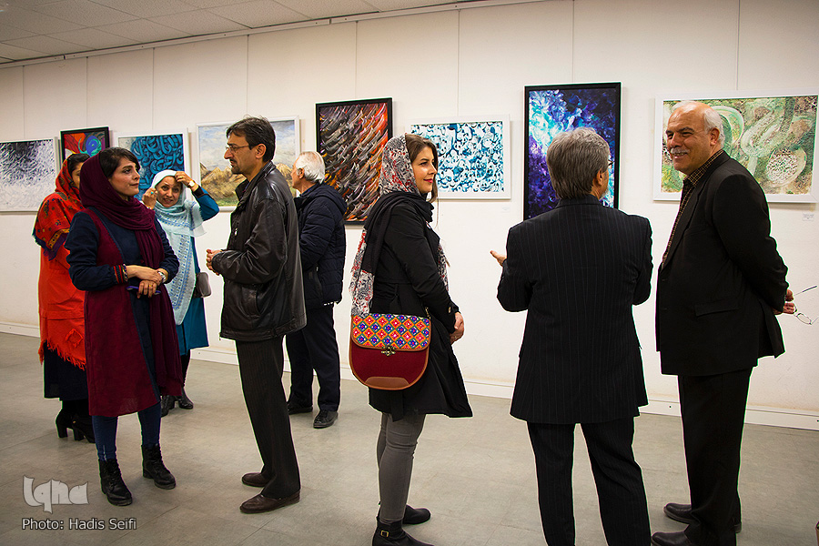 افتتاحیه نمایشگاه گروهی نقاشیخط + تصاویر