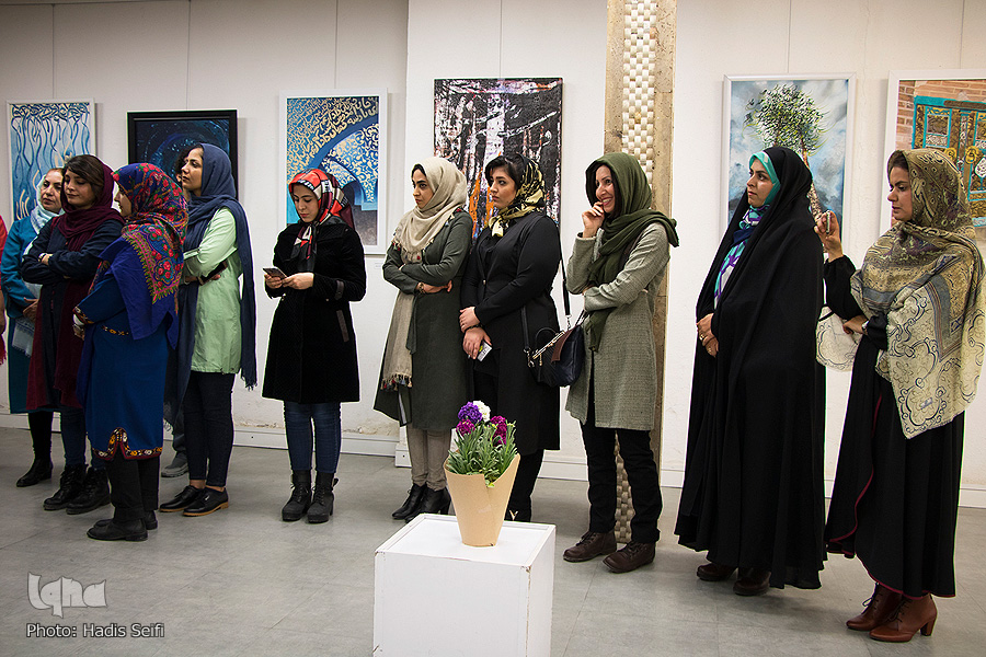 افتتاحیه نمایشگاه گروهی نقاشیخط + تصاویر