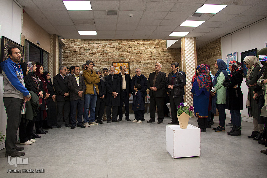 افتتاحیه نمایشگاه گروهی نقاشیخط + تصاویر