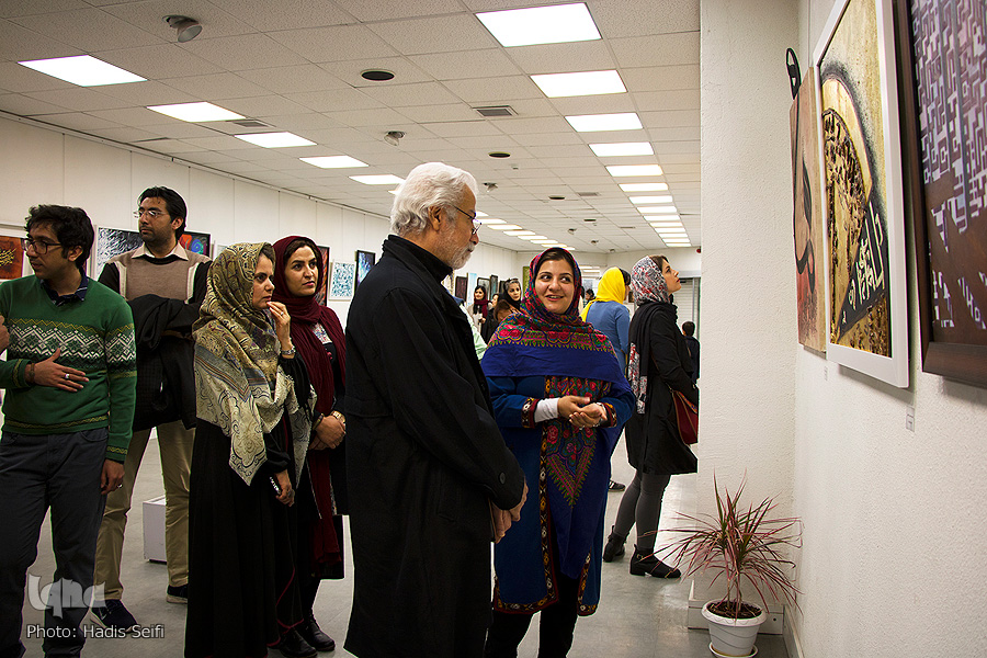 افتتاحیه نمایشگاه گروهی نقاشیخط + تصاویر