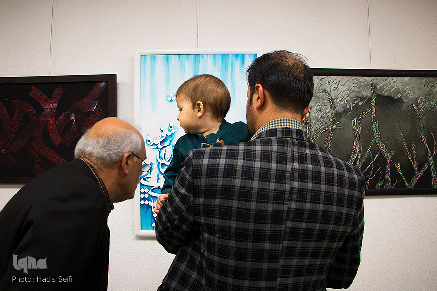 افتتاحیه نمایشگاه گروهی نقاشیخط + تصاویر