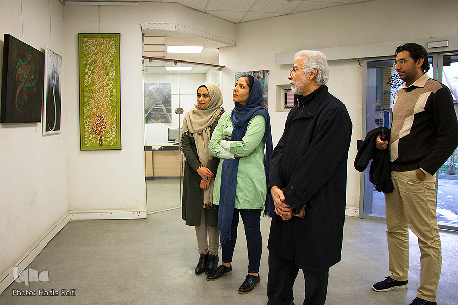 افتتاحیه نمایشگاه گروهی نقاشیخط + تصاویر