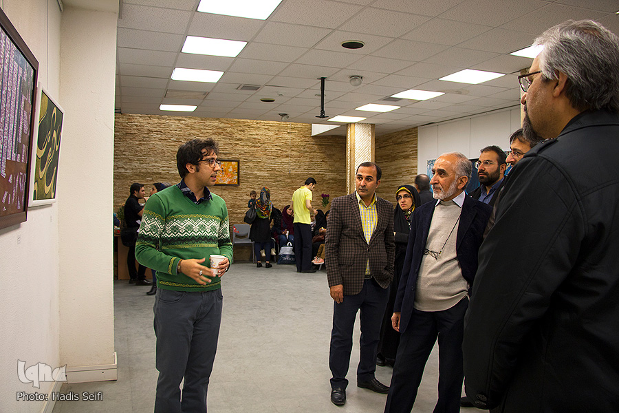 افتتاحیه نمایشگاه گروهی نقاشیخط + تصاویر