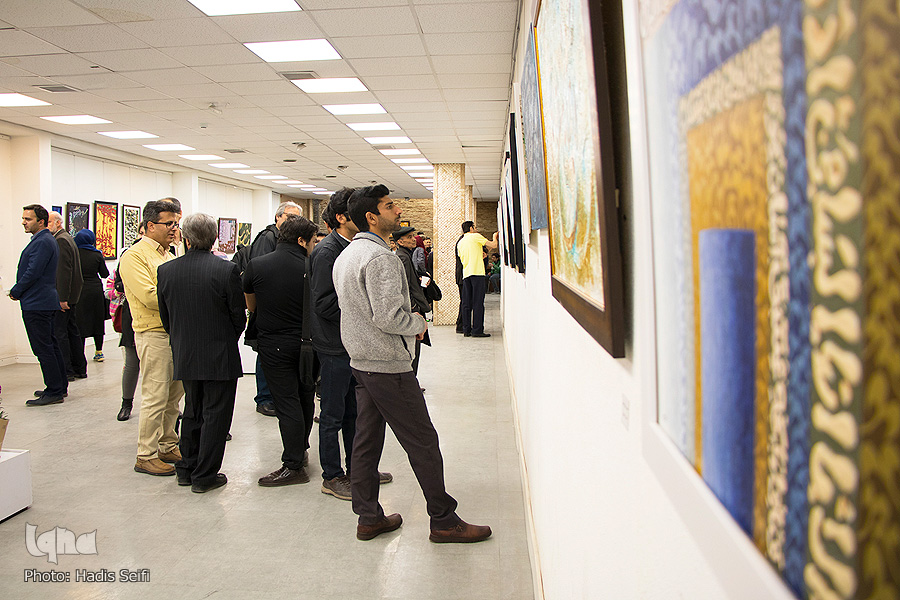 افتتاحیه نمایشگاه گروهی نقاشیخط + تصاویر
