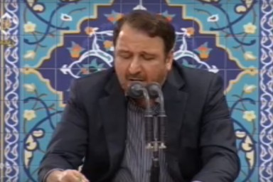 فیلم/ تلاوت استاد سعیدیان از پیشکسوتان قرآنی در محضر رهبر انقلاب؛ آیاتی از سوره مبارکه اعراف/ حسینه امام خمینی(ره)