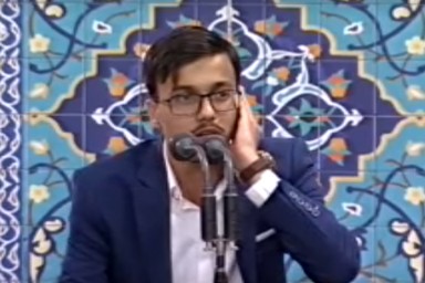 فیلم/ تلاوت امیرحسین حیدری، قاری و حافظ کل قرآن کریم در محضر رهبر انقلاب؛ آیاتی از سوره مبارک حدید/ حسینیه امام خمینی(ره)