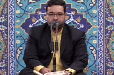 فیلم/ تلاوت سیدجواد حسینی در محضر رهبر انقلاب؛ آیاتی از سوره مبارکه فتح و سوره مبارکه علق/ حسینیه امام خیمنی(ره)