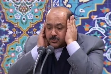 فیلم/ تلاوت کریم منصوری، قاری بین‌المللی کشورمان در محضر رهبر انقلاب/ حسینیه امام خمینی(ره)