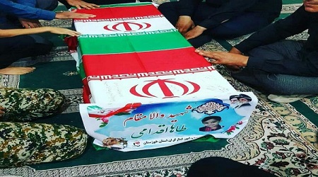 کوچک‌ترین شهید حادثه تروریستی اهواز در اصفهان تشییع می‌شود