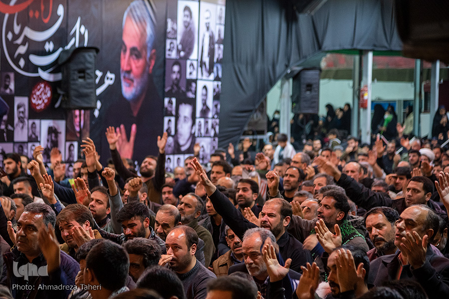 مراسم بزرگداشت شهید قاسم سلیمانی و احمد کاظمی