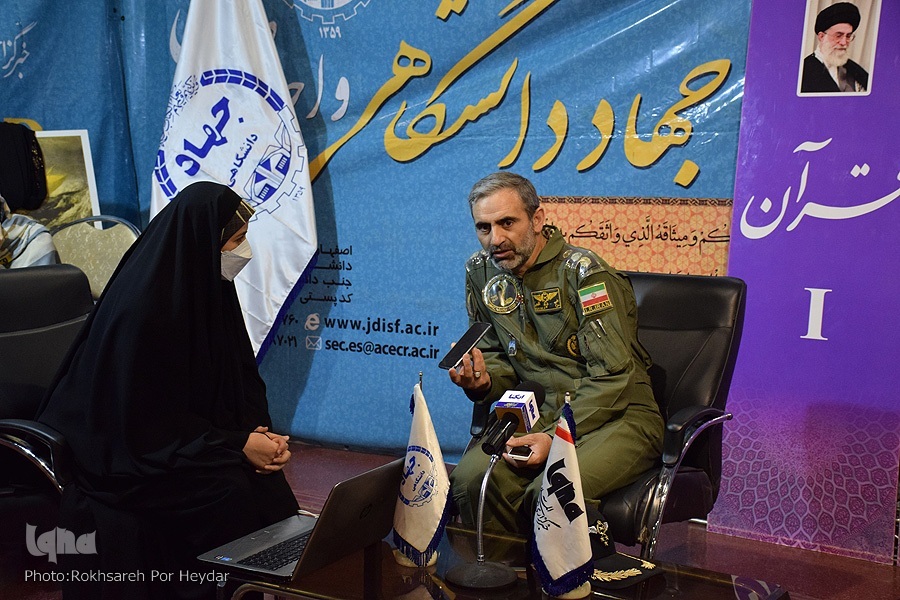 سرهنگ خلبان علی اقلیمی فرمانده پایگاه هوانیروز شهید وطن&zwnj;پور