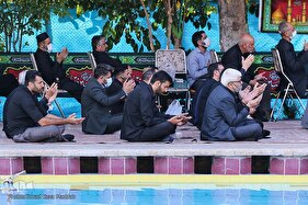 مراسم زیارت عاشورا جامعه ورزش و جوانان استان فارس‎‎