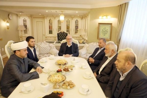 ديدار هيئت حماس با شخصيت‌های اسلامی و مسيحی در مسکو