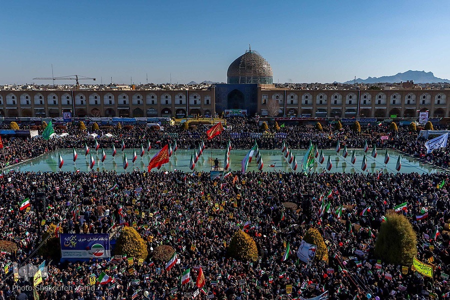 اعلام مسیرهای هشت‌گانه راهپیمایی ۲۲ بهمن در اصفهان