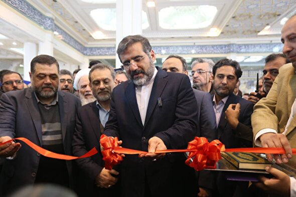 فیلم | افتتاح بیست و چهارمین نمایشگاه رسانه‌های ایران با حضور وزیر ارشاد