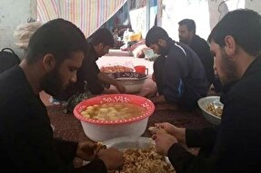 موکب مساکین‌الزهرا(س) در گلزار شهدای خرم‌آباد برپا شد