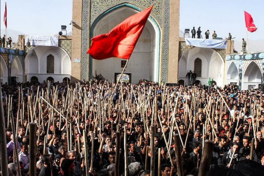 مراسم سنتی مذهبی قالیشویان در مشهد اردهال