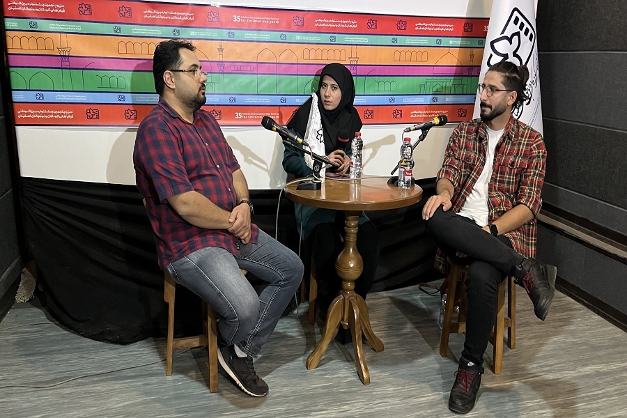 نشست خبری «سفر به تاریکی» در سی‌وپنجمین جشنواره بین‌المللی فیلم‌های کودکان و نوجوانان اصفهان