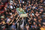 تشییع شهید گمنام در روز شهادت امام حسن عسکری(ع)