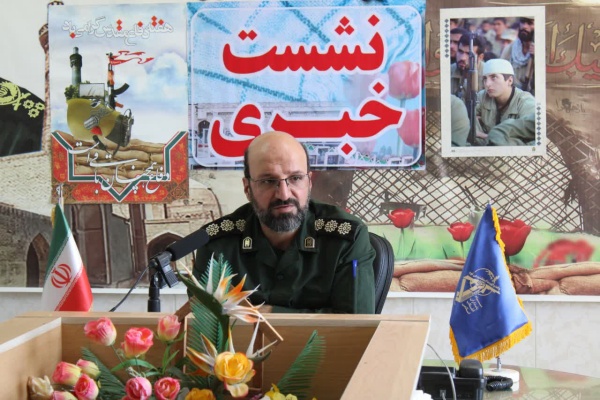 سرهنگ مسعود اکبری فرمانده ناحیه مقاومت بسیج شهرستان نایین