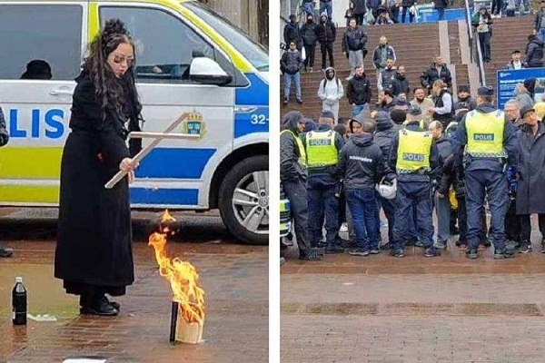 تکرار هتک حرمت قرآن در سوئد + فیلم