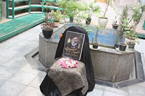 عکس | مراسم زیارت عاشورا به یاد شهید جمهور در دانشگاه لرستان