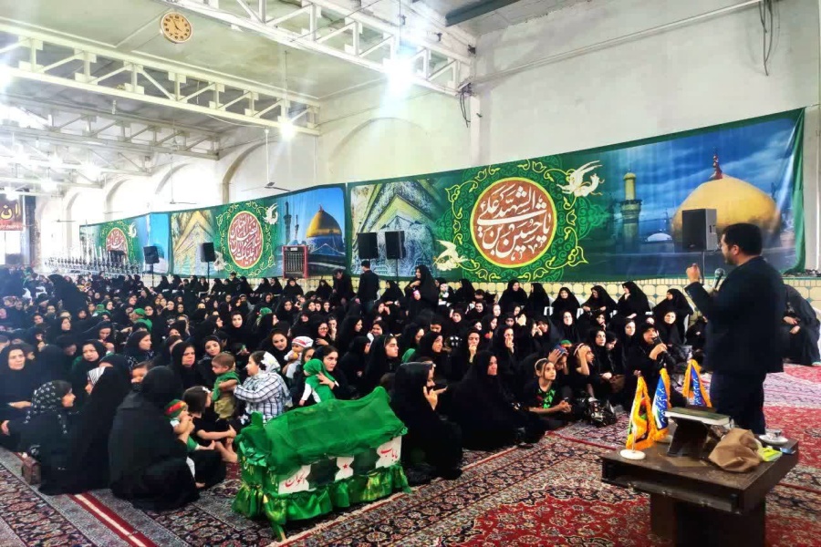 همایش شیرخوارگان حسینی در بیدگل