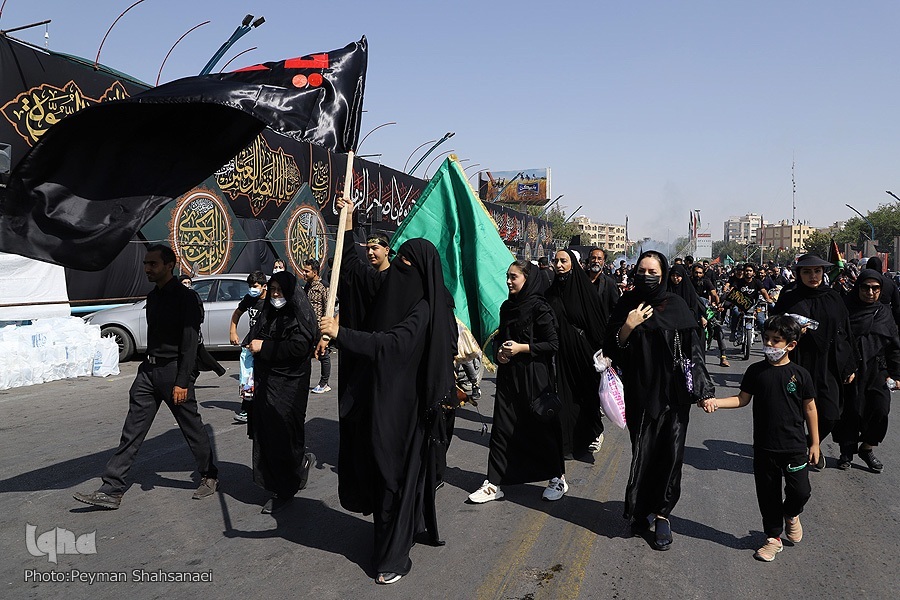 پیاده‌روی جاماندگان اربعین در اصفهان