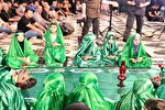 بزرگترین سفره جهانی حضرت رقیه(س) در مشهد اردهال کاشان برپا شد+ عکس و فیلم