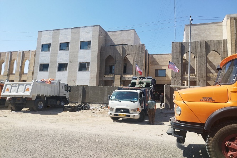 ورود ماشین‌آلات شهرداری اصفهان به کربلای معلی