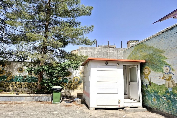 کانکس سرویس بهداشتی دبستان «مجلسی» کاشان