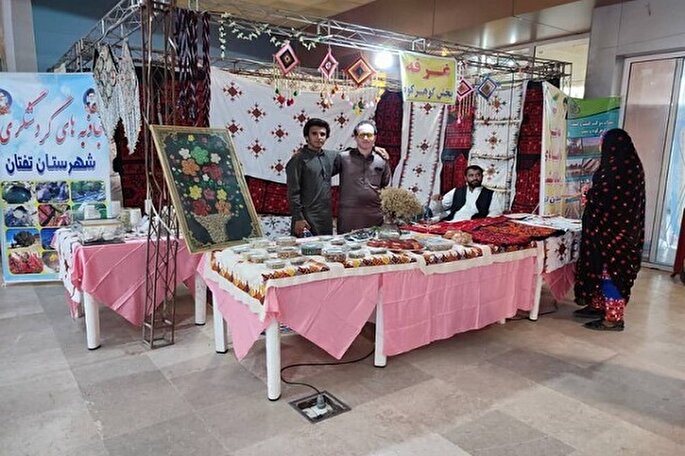 صنایع دستی تفتان در جشنواره مونسون چابهار به نمایش درآمد