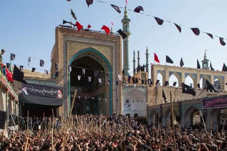 مراسم قالی‌شویان مشهد اردهال