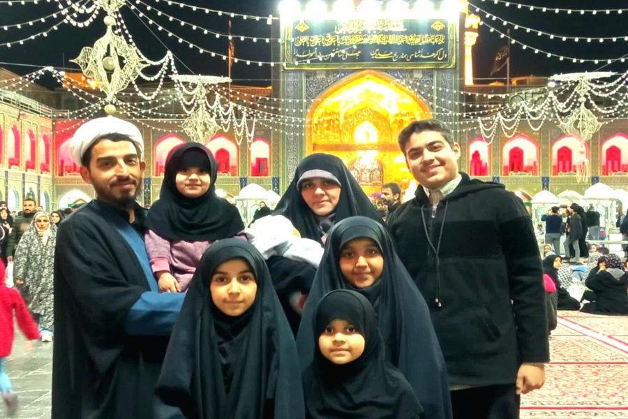 خانواده کاشانی با 6 فرزند