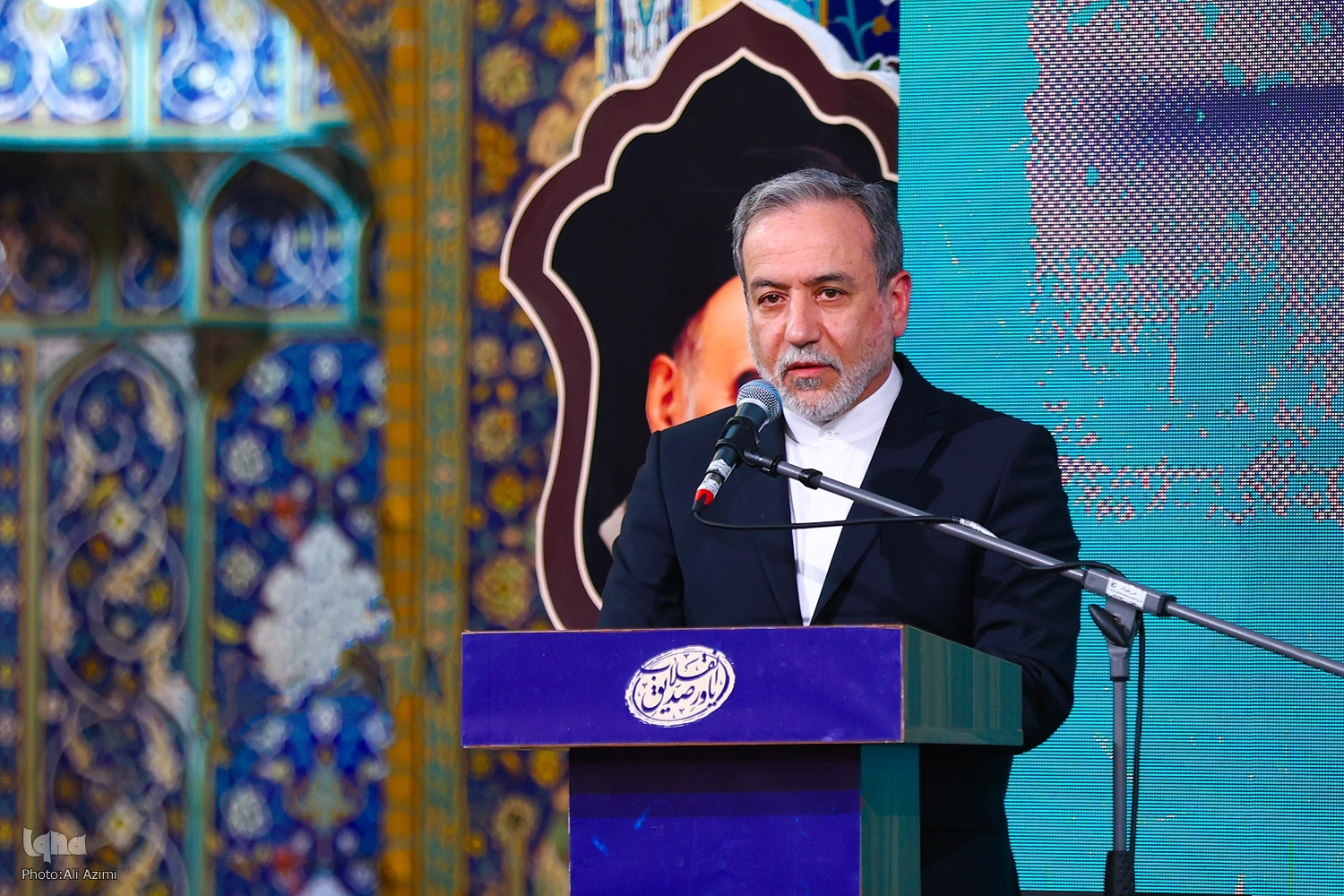 وزیر امور خارجه در مراسم بزرگداشت مرحوم سیدعلی‌اکبر پرورش